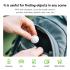HOCO E93A Anti lost Smart Tag Support for Google Find My App Android Phone GPS Tracker Finder Locator for Key Pet Luggage Tag Device - Black